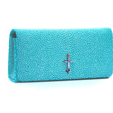 LE CARAMELLE DI SANTO Capri Sea Galuchat Leather Bag