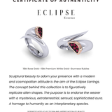 Eclipse Essence Ring with Burmese Rubies
