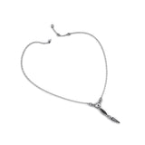 Midnight Necklace with Black & White Diamonds