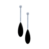 Stella Drops with Diamonds and Onyx