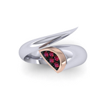 Eclipse Essence Ring with Burmese Rubies