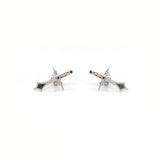 SAINT Black & White Diamonds Studs