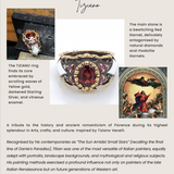 Tiziano Ring with Garnet, Rhodolite Garnet and Diamond