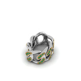 Carpe Diem Ring with New Age Colombian Emeralds G