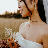 Midnight Necklace with Black & White Diamonds and Burmese Rubies