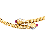 Enchantment Choker with Diamonds and Burmese Rubies