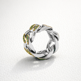 Carpe Diem Ring with New Age Colombian Emeralds G
