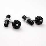 Stella Night and Day Cufflinks with Diamonds and Onyx