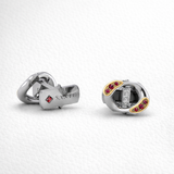 Carpe Diem Cufflinks with New Age Burmese Rubies