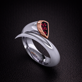Eclipse Essence Ring with Burmese Rubies