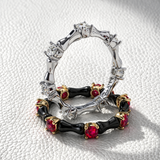Osso Ring with Diamonds