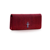 LE CARAMELLE DI SANTO Pomegranate Galuchat Leather Bag