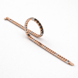 Oro bianco 18 kt Tzavorite 18 cm