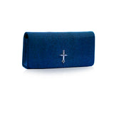 LE CARAMELLE DI SANTO Royal Blue Galuchat Leather Bag