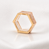 The Three Philosophers Ring with Fancy Colour and Black Diamonds