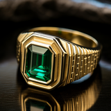 Emerald Signet Ring