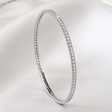 Tennis Bracelet with Princess Cut Diamonds