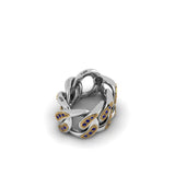 Carpe Diem Ring with New Age Royal Blue Sapphires