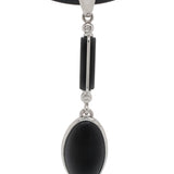 Stella Caucciu’ Pendant with Diamonds and Onyx